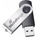 MediaRange USB 2.0 Flash Drive 8GB (Black/Silver) (MR908)