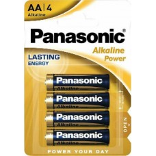PANASONIC αλκαλικές μπαταρίες Alkaline Power, AA/LR6, 1.5V, 4τμχ