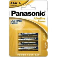 PANASONIC αλκαλικές μπαταρίες Alkaline Power, AAA/LR03, 1.5V, 4τμχ