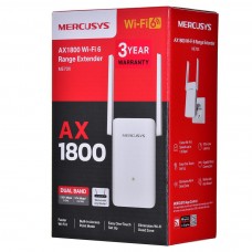 MERCUSYS range extender ME70X, Wi-Fi 6, 1800Mbps AX1800, Ver. 1.0