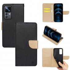 Θήκη Πορτοφόλι Sonique Trend Wallet Xiaomi Xiaomi 12T / Xiaomi 12T Pro Μαύρο / Χρυσό Θήκη Πορτοφόλι Sonique Trend Wallet Xiaomi Xiaomi 12T / Xiaomi 12T Pro Μαύρο / Χρυσό