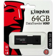 USB FLASH KINGSTON USB3 DT100G3 64GB DT100G3/64GB